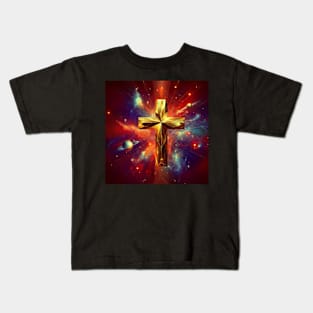 Cosmic Cross . Kids T-Shirt